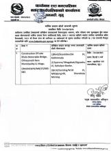 आर्थिक प्रस्ताव खोल्ने सम्बन्धि सूचना ।